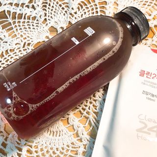 클린24시간 1BOX(5포) + 전용보틀(500ml) — 5점을 준 리뷰어가 2022년 9월 올린 사용 사진