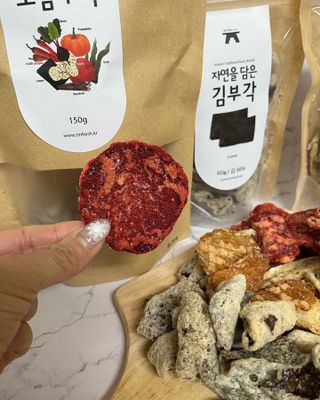 자연을담은모듬부각 — 5점을 준 리뷰어가 2022년 1월 올린 사용 사진