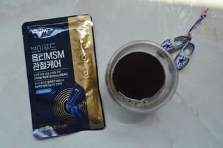 [브이푸드] 옵티MSM 관절케어 (70ml x30포) — 5점을 준 리뷰어가 2022년 7월 올린 사용 사진