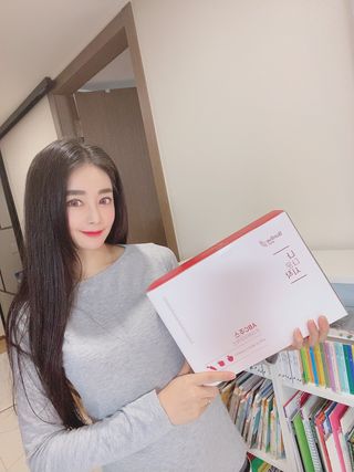 12월 15일 출시, 건강기능식품 브랜드 본리브 나 다운 시작 제품 3종 — 5점을 준 리뷰어가 2021년 1월 올린 사용 사진