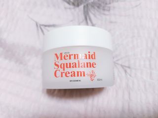 머메이드 스쿠알란 크림 — 5점을 준 리뷰어가 2021년 6월 올린 사용 사진