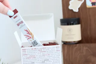 하루 1포로 콜레스테롤, 유산균, 고역가 소화효소까지 한번에 섭취! 다온바이오 홍자임 1개월분(30포) — 4점을 준 리뷰어가 2023년 2월 올린 사용 사진