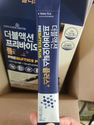 메이준뉴트리 더블액션 프리바이오틱스 플러스+ — 5점을 준 리뷰어가 2021년 6월 올린 사용 사진