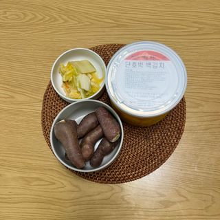 셰프애찬 단호박 백김치 1kg — 4.5점을 준 리뷰어가 2022년 10월 올린 사용 사진