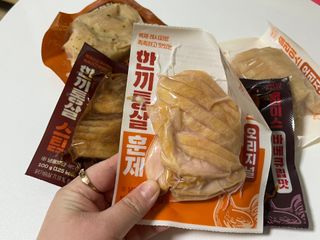 한끼통살 슬라이스 닭가슴살 — 5점을 준 리뷰어가 2023년 2월 올린 사용 사진