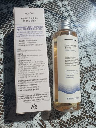 제주인디 폴리 인디고 발효 토너 (화이트닝 인텐스) — 5점을 준 리뷰어가 2023년 3월 올린 사용 사진
