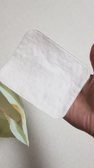 디어엘로디 유기농 무표백 건티슈 60매 — 5점을 준 리뷰어가 2022년 10월 올린 사용 사진