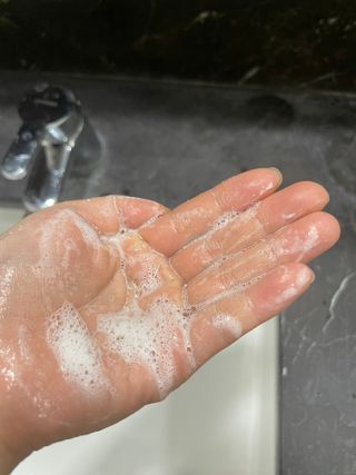 소담스퀘어 상암 [아멍코스메틱] 러뷰 리얼스킨 파룰 효소 파우더 워시 — 5점을 준 리뷰어가 2022년 12월 올린 사용 사진