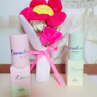 건강누리인터내셔날 카멜레오나 마스크 스틱팩 미네랄부스터 [2종 SET] 샤이닝라이즈(피부톤UP)/톡스릴리프(피부진정) — 5점을 준 리뷰어가 2022년 7월 올린 사용 사진