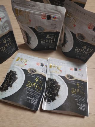 광천우리맛김 우리집밥도둑 맛있는광천김 우리김자반 50g 5봉 — 4.5점을 준 리뷰어가 2021년 11월 올린 사용 사진