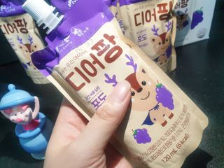 [몸엔용] 우리 아이 건강간식, 달콤한 녹용곤약젤리 디어팡 4종 — 4.5점을 준 리뷰어가 2021년 8월 올린 사용 사진