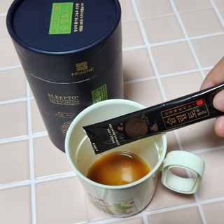 프리마인 자체 기업부설 연구소에서 찾아낸 건강한 수면의 비밀.  슬립토 플러스 30포 — 5점을 준 리뷰어가 2022년 9월 올린 사용 사진