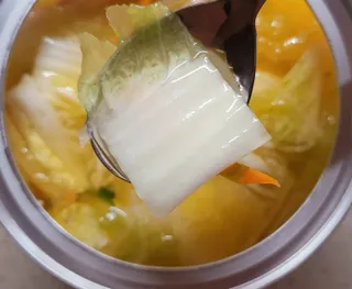 셰프애찬 단호박 백김치 1kg — 5점을 준 리뷰어가 2022년 10월 올린 사용 사진
