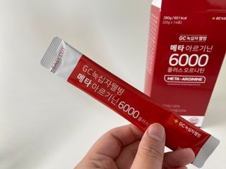 메타아르기닌 GC녹십자웰빙 메타 아르기닌 6000 플러스 오르니틴 — 5점을 준 리뷰어가 2022년 12월 올린 사용 사진