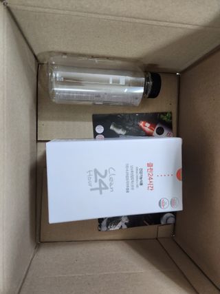클린24시간 1BOX(5포) + 전용보틀(500ml) — 5점을 준 리뷰어가 2023년 1월 올린 사용 사진