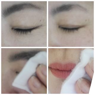[후르디아] 눈시림없는 올영 립앤아이 리무버 — 5점을 준 리뷰어가 2023년 11월 올린 사용 사진