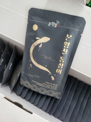 [비린내 완벽제거] 본황칠 통장어 국내산 장어즙 아르기닌 2800mg 장어즙효능 기력보강 — 5점을 준 리뷰어가 2022년 7월 올린 사용 사진