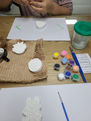 루트머지 국악캐릭터 석고방향제 DIY 키트 [4가지 모양 4가지  향 랜덤배송] — 5점을 준 리뷰어가 2022년 3월 올린 사용 사진