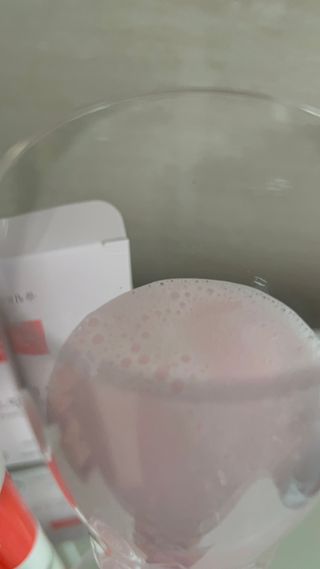 [슬림드랍 석류맛] 건기식 다이어트 보조제 겸 비타민 — 5점을 준 리뷰어가 2022년 2월 올린 사용 사진