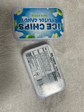 [아이스칩스] 무설탕 비건 자일리톨 캔디 7종 2개기준 — 3점을 준 리뷰어가 2021년 9월 올린 사용 사진