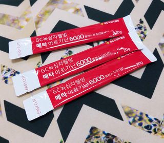 메타아르기닌 GC녹십자웰빙 메타 아르기닌 6000 플러스 오르니틴 — 5점을 준 리뷰어가 2022년 5월 올린 사용 사진