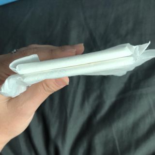 블루블루 유기농 순면 커버 생리대 — 4.5점을 준 리뷰어가 2021년 1월 올린 사용 사진
