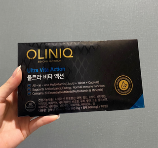 올리닉 울트라비타액션 — 5점을 준 리뷰어가 2021년 10월 올린 사용 사진