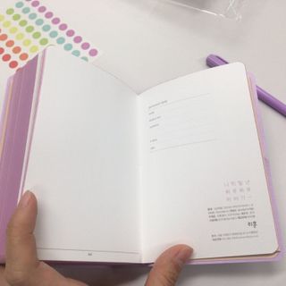 리훈 2023년 이야기다이어리 숏 날짜형 — 5점을 준 리뷰어가 2023년 1월 올린 사용 사진