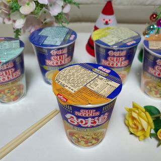 NISSIN 닛신 컵누들  4종 - 씨푸드오리지날, 씨푸드 스파이시, 씨푸드 커리, 씨푸드 XO소스 — 5점을 준 리뷰어가 2021년 12월 올린 사용 사진