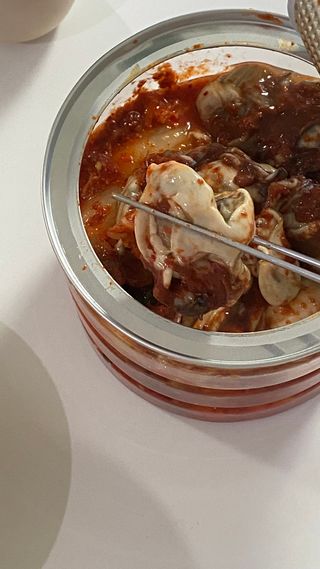 셰프애찬 별미김치 굴겉절이 1kg — 5점을 준 리뷰어가 2022년 12월 올린 사용 사진