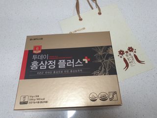 서울약사신협_투데이홍삼정플러스스틱_10g x 30포 — 5점을 준 리뷰어가 2021년 1월 올린 사용 사진
