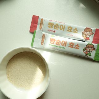 아이비웰니스 빵순이 효소 키위맛 7포 + 석류맛 7포 (총 14포, 2주분) — 5점을 준 리뷰어가 2022년 10월 올린 사용 사진
