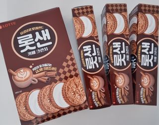 롯데제과 롯샌 카페크런치 — 5점을 준 리뷰어가 2021년 10월 올린 사용 사진