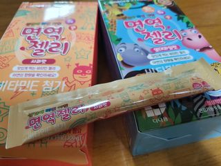 다나음 셀렌에 빠진 아연면역젤리 열대과일맛+사과맛 — 5점을 준 리뷰어가 2021년 3월 올린 사용 사진
