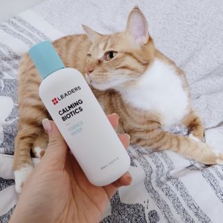 리더스코스메틱 리더스 카밍 바이오틱스 에센스 워터 — 5점을 준 리뷰어가 2022년 1월 올린 사용 사진