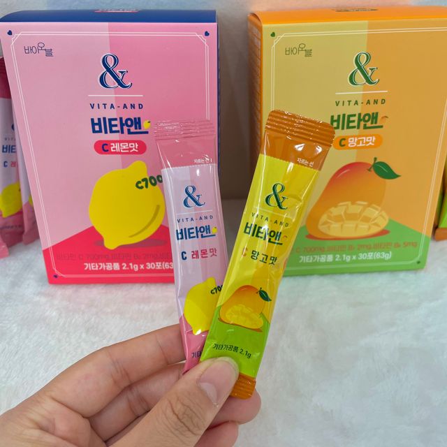 비타앤C 레몬맛, 망고맛 리뷰 사진