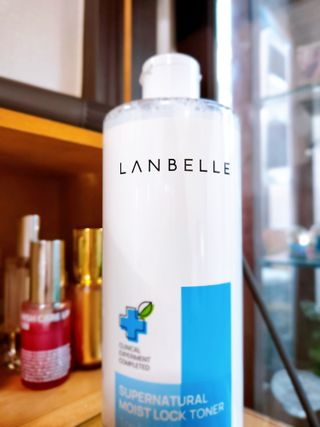 랑벨 수퍼내츄럴 수분잠금 토너 500ml (수분, 보습, 피부장벽 토너) — 5점을 준 리뷰어가 2022년 4월 올린 사용 사진