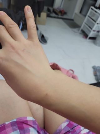 트리마이 3가지 기능을 동시에 느낄 수 있는 Color Control Change, 리커버리 3인1 펩트 CCC 크림 — 5점을 준 리뷰어가 2022년 11월 올린 사용 사진