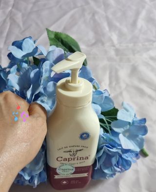 카프리나 프레쉬 산양밀크 모이스춰라이징 바디로션 350ml(오리지널향) — 5점을 준 리뷰어가 2022년 12월 올린 사용 사진