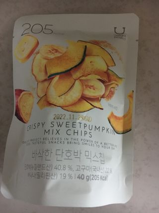 딜라이트 프로젝트 원물칩 2종 6ea(비트 믹스칩, 단호박 믹스칩) — 5점을 준 리뷰어가 2022년 4월 올린 사용 사진
