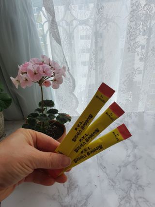 힐리셔스 퓨어바이탈 석류맛 — 5점을 준 리뷰어가 2021년 2월 올린 사용 사진