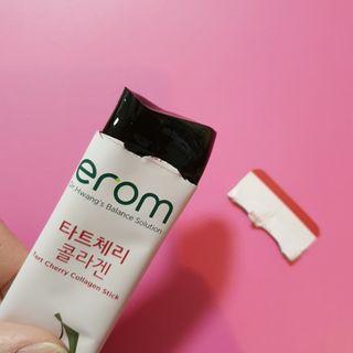 이롬 erom 타트체리 콜라겐 — 5점을 준 리뷰어가 2021년 4월 올린 사용 사진