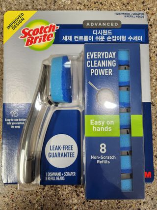 3M 디쉬원드 손잡이형 수세미 클럽팩 1핸들+8리필 — 5점을 준 리뷰어가 2023년 7월 올린 사용 사진