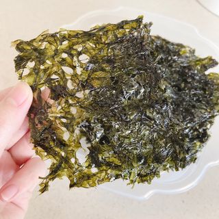 [해림맛김] 들기름에 구운 바삭바삭 김 4종 세트 + 1종 랜덤발송 총5개입 — 5점을 준 리뷰어가 2021년 2월 올린 사용 사진