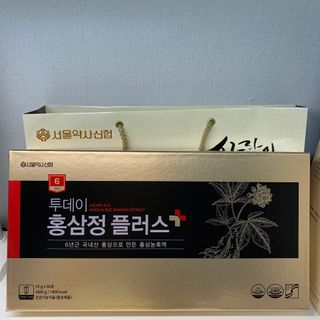 서울약사신협_투데이홍삼정플러스스틱_10g x 60포 — 5점을 준 리뷰어가 2021년 7월 올린 사용 사진