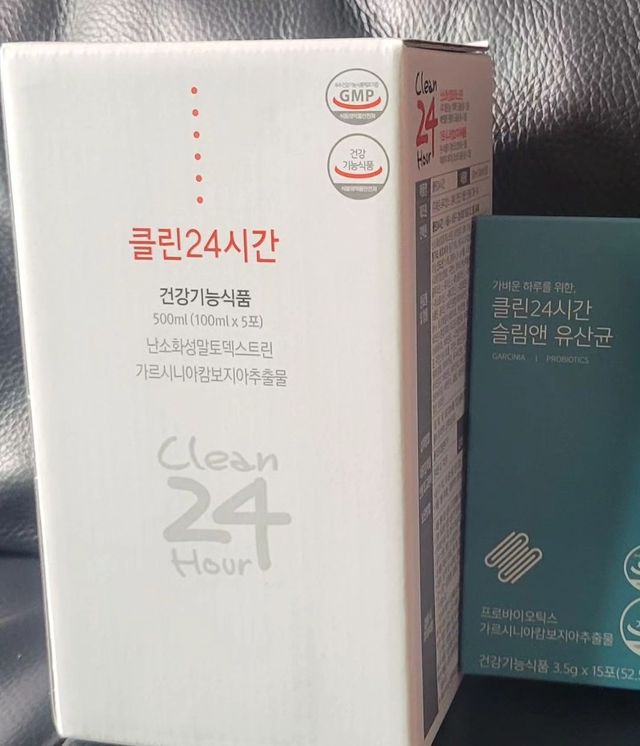 클린24시간 1BOX(5포) + 전용보틀(500ml) 리뷰 사진