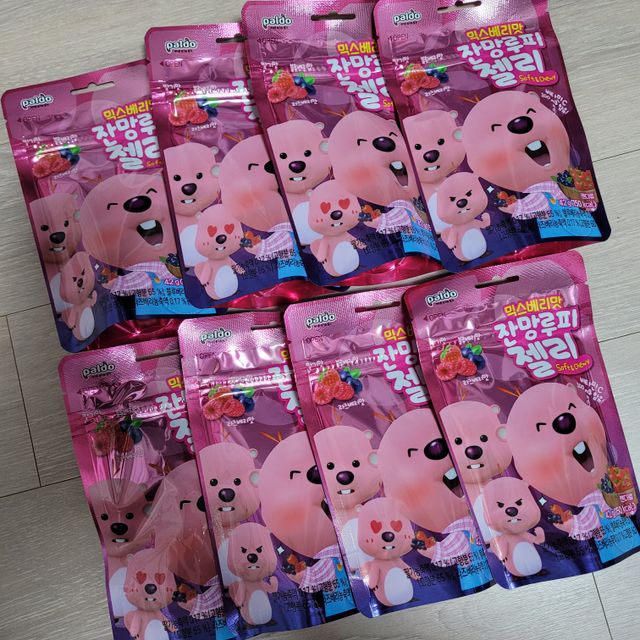 [팔도] 잔망루피젤리 믹스베리맛 42g 8개 리뷰 사진