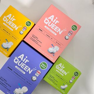 에어퀸 뉴브레스 유기농 생리대 4종 (팬티라이너 20P + 중형 10P + 대형 10P + 오버나이트 8P)_체험단 — 4점을 준 리뷰어가 2024년 6월 올린 사용 사진