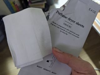 [이즈라이프코스메틱] 퍼퓸 드라이어 시트 히노끼향  or 블랑향 2중 택1 30매 — 5점을 준 리뷰어가 2021년 5월 올린 사용 사진
