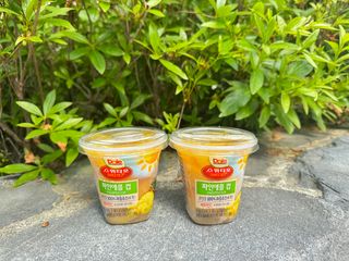 돌 MF[Dole] 파인애플컵/망고컵/복숭아컵 198g 6입X1박스 (맛 1가지 랜덤 발송) — 5점을 준 리뷰어가 2024년 5월 올린 사용 사진